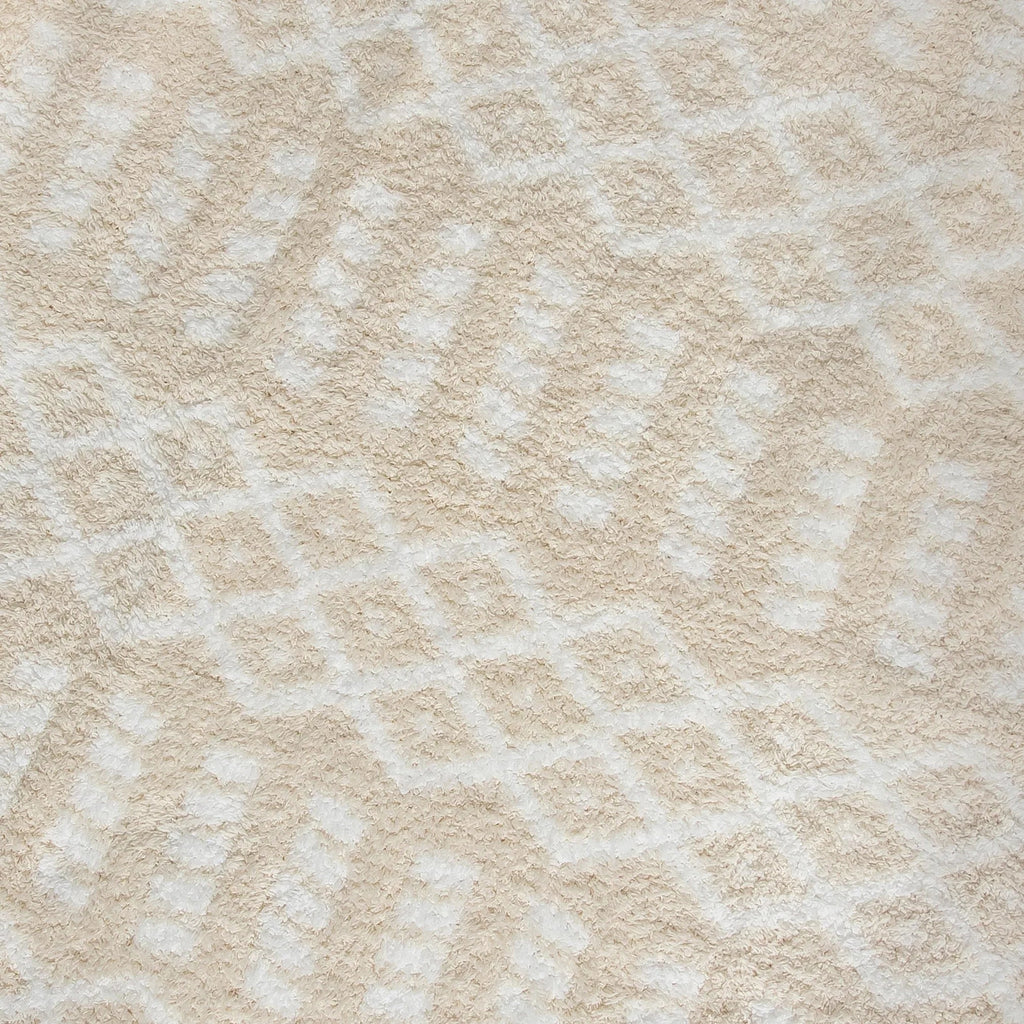 Birch & Marshmallow Tassel Knit Throw, Extended Size