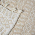 Birch & Marshmallow Tassel Knit Throw, Extended Size