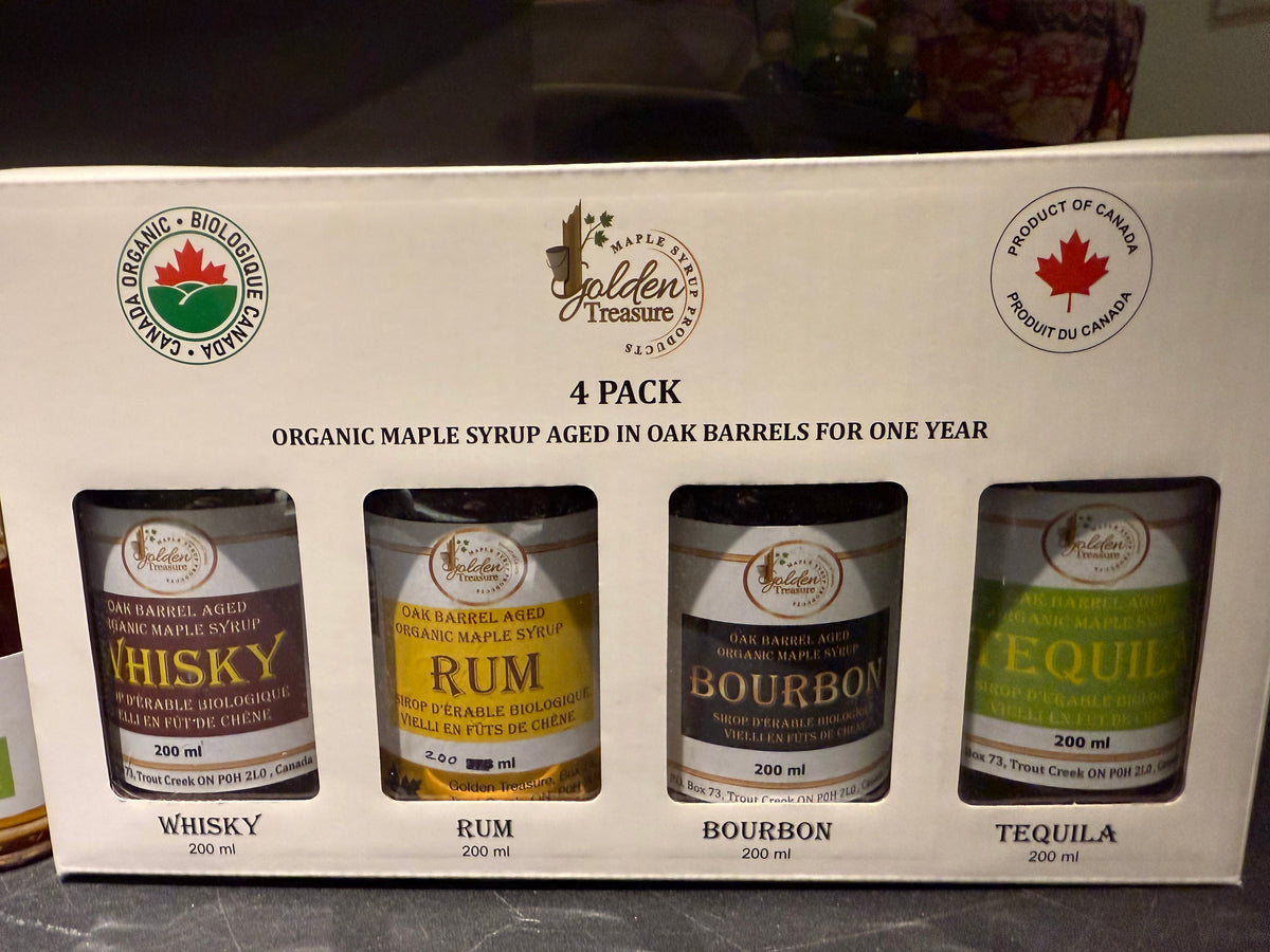 Oak Barrel-Aged Organic Maple Syrup