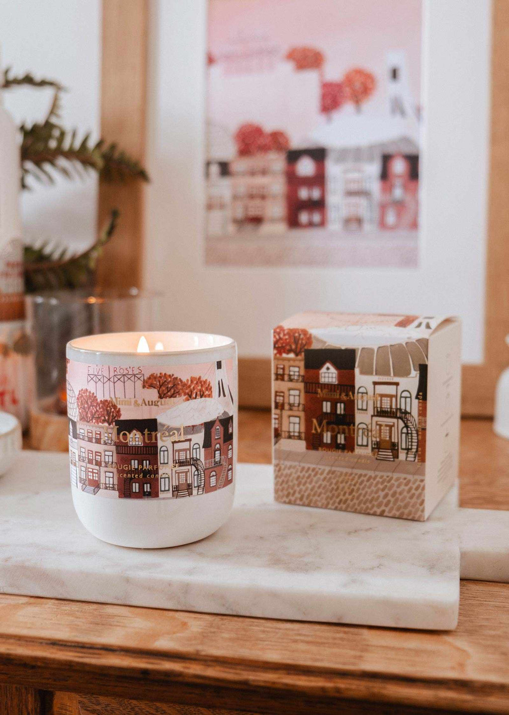 Montreal Townhouse Reusable Soy Candle