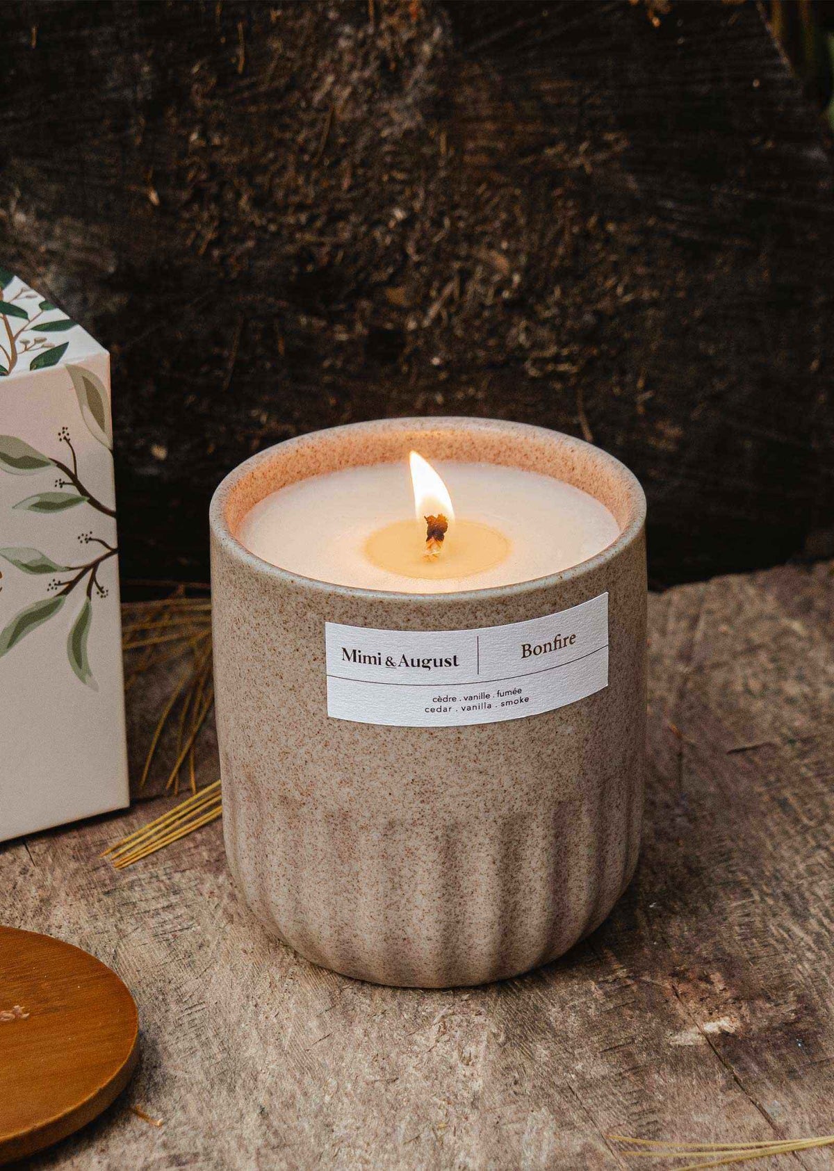 Bonfire Campfire Reusable Soy Candle