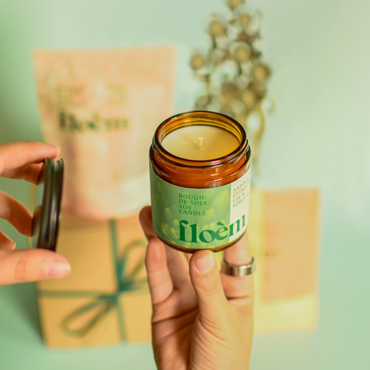 Nordic Spa Gift Box: Tea, Candle & Bath Soak