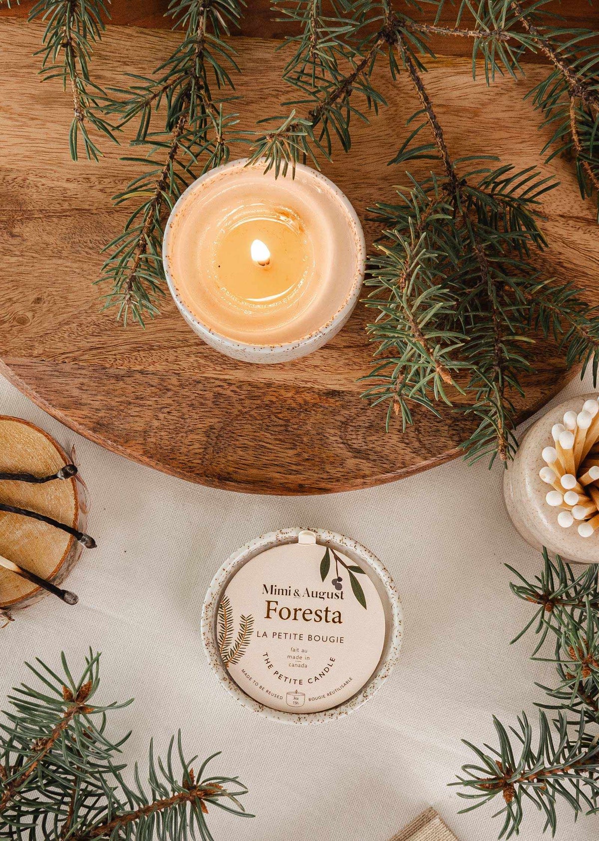 Foresta Fir Tree Reusable Soy Candle