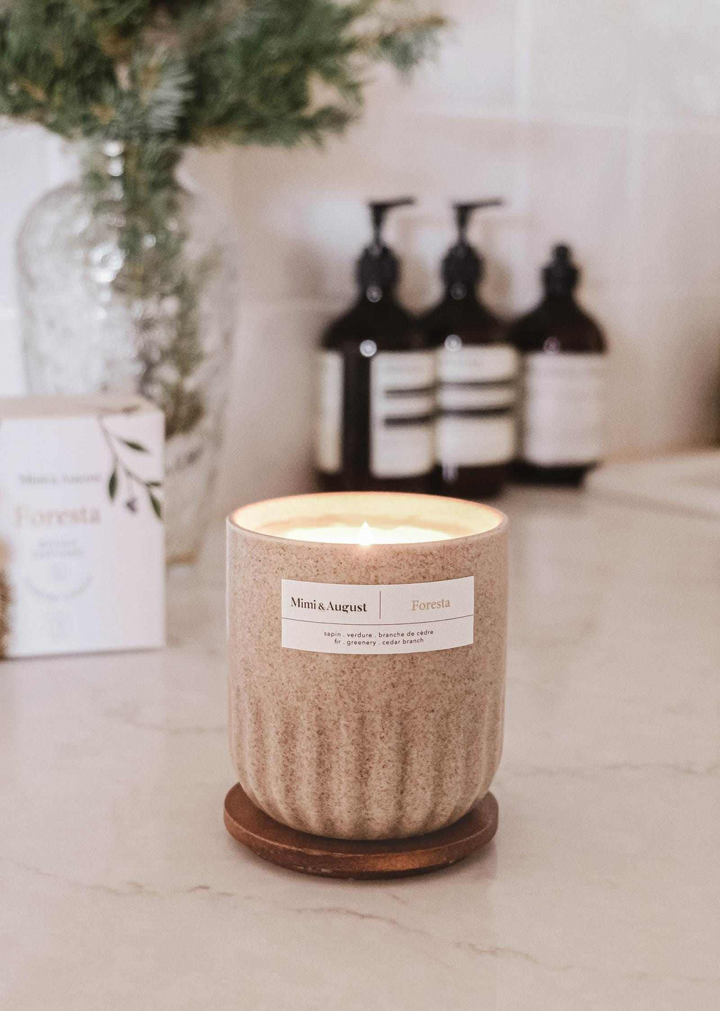 Foresta Fir Tree Reusable Soy Candle