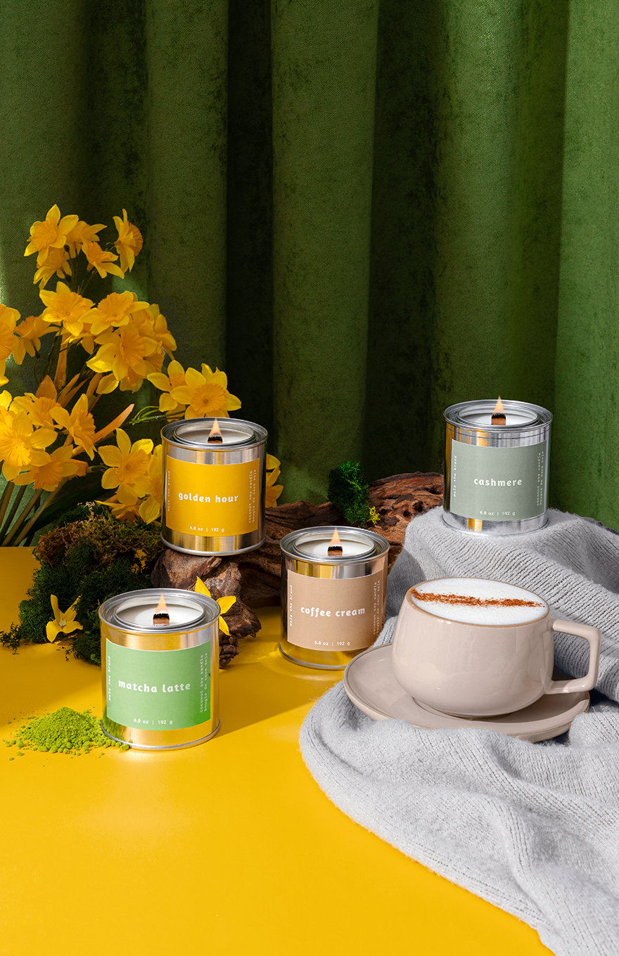 Fireside Candle Set: Four Fall & Winter Scents