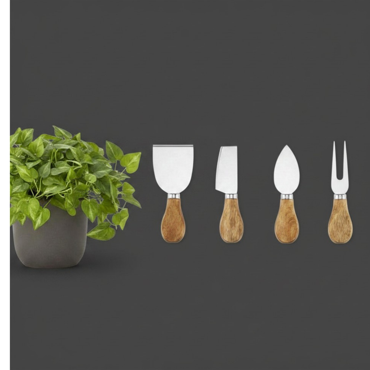 Marble & Acacia Serving Board Set